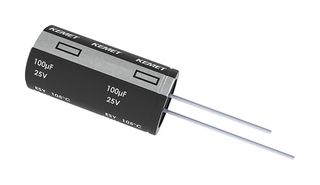 KEMET ESY477M035AH4AA Electrolytic Capacitor, 470 µF, 35 V, ± 20%, Radial Leaded, 4000 hours @ 105°C, Polar