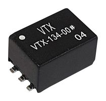 VIGORTRONIX VTX-134-005 Audio Transformer, 1:1CT, 600 ohm, 430 ohm, 4 kHz, 4 kV