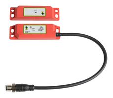 IDEM 110016 Safety Interlock Switch, LPR Series, SPST-NO, DPST-NC, 8 Pin M12 Connector, 240 V, 1 A