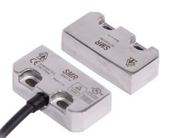 IDEM 139016 Safety Interlock Switch, SMR Series, SPST-NO, DPST-NC, 8 Pin M12 Connector, 240 V, 1 A