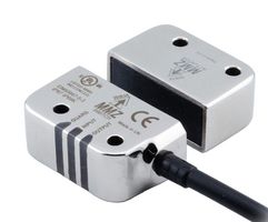 IDEM 418104 Safety Interlock Switch, RFID, MMZ Series, SPST-NO, Cable with 8 Pin M12 Connector, IP67, IP69K