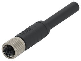 TE CONNECTIVITY 2423447-6 Sensor Cable, SPE Hybrid Type II Cable, M12 Receptacle, Free End, 6 Positions, 5 m, 16.4 ft