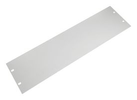 NVENT SCHROFF 30118302 Front Panel, Aluminium, Light Grey, 19" Cabinet, 3U, 483 mm x 132.5 mm