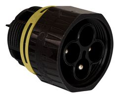 ITT CANNON 121488-4031 Circular Connector Insert, Threaded, BVM-T Series, 3 Contacts, Socket, Screw