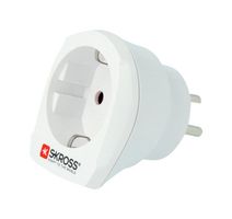 SKROSS 1.500232-E Mains Adapter, Europe (Schuko), Denmark Plug, 16 A, White, 250 V
