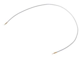 HARWIN G125-MW10300AAM9400 Cable Assembly, 26AWG, Crimp Pin to Crimp Pin, 11.8 ", 300 mm, Gecko G125 Series, White