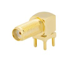 SAME SKY RF-SMA-TH-RA-F-3-006 RF / Coaxial Connector, SMA Coaxial, Right Angle Jack, Through Hole Right Angle, 50 ohm, Brass