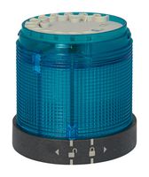 EAO 46-580.1J21 Illumination Element, 46 Series Signal Light Tower, Blue, Panel Mount, Plastic, 24 V, IP44