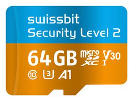 SWISSBIT SFSD064GN1PT1TB-I-7G-02P-SW8 Flash Memory Card, pSLC, MicroSDHC Card, 64 GB