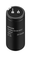 TDK B43660A0897M057 Electrolytic Capacitor, 890 µF, 475 V, ± 20%, Snap-In, 2000 hours @ 105°C