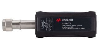 KEYSIGHT TECHNOLOGIES U2051XA/-100/U2000A-301 RF Power Sensor, USB Model, 5 ft USB Cable, 10MHz to 6GHz, -70dBm to +26dBm