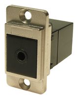 MULTICOMP PRO MP-CP30764M Audio Adapter, Nickel Frame, CSK Holes, 3.5mm Audio Jack, 3.5mm Audio Jack