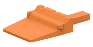 TE CONNECTIVITY - DEUTSCH WM-3P Connector Accessory, Orange, PBT, Wedgelock, AMP DTM Series 3 Position Automotive Connectors