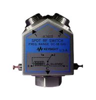 KEYSIGHT TECHNOLOGIES 8761B/-100/-200/-300 Coaxial Switch, SPDT, N Female, 0.8 dB Insertion Loss, 45 dB Isolation, 18 GHz, 8761 Series