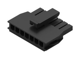 WURTH ELEKTRONIK 626004130808 Connector Housing, 1 Row, PA66, Black, WR-NPC2 Series, Receptacle, 4 Ways, 2.5 mm