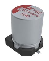 KEMET A782MW477M1VLAS015 Hybrid Aluminium Electrolytic Capacitor, 470 µF, ± 20%, 35 V, Radial Can - SMD, 0.015 ohm