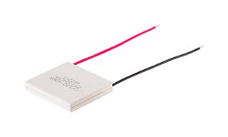 SAME SKY CP100-4068 Peltier Module, 2 Stage, 10 A, 25.6 V, 99 W, 2.3 ohm, 83 °C, 100mm, 22 AWG, Red & Black