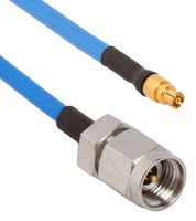 AMPHENOL SV MICROWAVE 7015-2340 RF / Coaxial Cable Assembly, Threaded, 50GHz, 9.9 ", 250 mm, 0.085" Flexible, TFlex 405