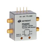 KEYSIGHT TECHNOLOGIES P9400C Solid State PIN Diode Transfer Switch, SMA Female, 4.2 dB Insertion Loss, 80 dB Isolation, 18 GHz