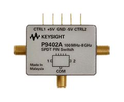 KEYSIGHT TECHNOLOGIES P9402C Solid State PIN Diode Switch, SPDT, SMA Female, 4 dB Insertion Loss, 80 dB Isolation, 18 GHz