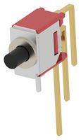 TE CONNECTIVITY - ALCOSWITCH DMPS1P1B1PPRG05 Pushbutton Switch, DMP Series, SPDT, On-(On), Plunger, Black