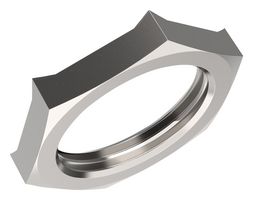 LAPP 52103370 Locknut, Nickel Plated, M63 x 1.5, Brass, Nickel, 7 mm, SKINDICHT SM-PE-M Series