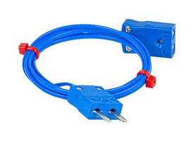 LABFACILITY EXT-K-C1-5.0-MP-MS-JIS Sensor Cable, 7/0.2mm Core, K Type Thermocouple Plug, K Type Thermocouple Receptacle, 2 Positions