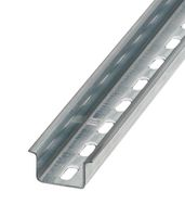 PHOENIX CONTACT 1206599 DIN Mounting Rail, Silver, DIN Rail, Control Cabinets, 2 m, 15 mm, 35 mm, Steel