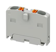 PHOENIX CONTACT 1045923 Panel Mount Barrier Terminal Block, 17.5 A, 450 V, 2 Pole, 1, Push In, 14 AWG