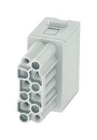 PHOENIX CONTACT 1424228 Heavy Duty Connector, HC-M-12 Series, Insert, 12 Contacts, Receptacle, Push In Socket