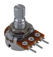 TT ELECTRONICS P160KN-0QC15A250K Rotary Potentiometer, 250 kohm, 1 Turns, Audio, 100 mW, ± 20%, P160 Series