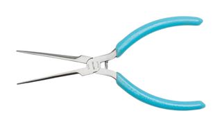 WELLER XCELITE NN7776GN Pliers, 152.4mm Overall Length, Long Needle Nose, Smooth Jaw, 2mm x 2mm Tip, Blue Handle
