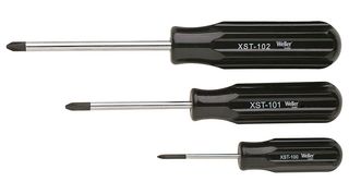 WELLER XCELITE XST3N Screwdriver Set, #0, #1, #2 Phillips, 3 Pieces, Classic Series
