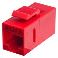 TUK SACK3RD In-Line Adapter, Cat6, UTP, Red, Adaptor, In-Line, RJ45 Jack, RJ45 Jack