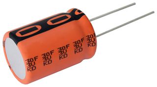 VISHAY MAL223551004E3 Supercapacitor, 25 F, 3 V, Radial Leaded, -20%, +50%, 7.5 mm, 2000 hours @ 85°C