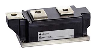 INFINEON TD520N22KOFXPSA1 Thyristor Module, Phase Control, 520 A If, 250 mA Igt, 2.2 kV Vr, 2.2 Vgt, 5 Pins, Panel