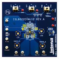 RENESAS ISL8022EVAL1Z Evaluation Board, ISL8022IRZ, Synchronous Buck Regulator, 2A/1.7A