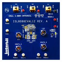 RENESAS ISL8088EVAL2Z EVAL BOARD, SYN BUCK REGULATOR, 0.8A