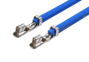 JST / JAPAN SOLDERLESS TERMINALS ASPHSPH24B203 Cable Assembly, 24AWG, Crimp Socket to Crimp Socket, 8 ", 203 mm, PH Series, Blue