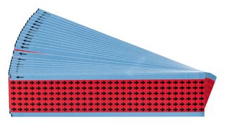 BRADY EIA-3025-RD-PK Label, Inspection, 6.35 mm, 7.62 mm, Vinyl Cloth, Arrow (Inspection)