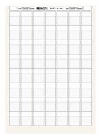 BRADY ELAT-18-361-2.5 Wire Marker, Self Laminating, Blank (No Legend), 25mm x 33mm, PET (Polyester), White