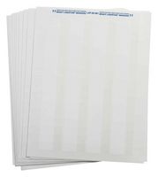 BRADY LAT-56-361-2.5 Wire Marker, Self Laminating, Blank (No Legend), 15.24mm x 41.27mm, PET (Polyester), White