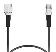 GCT CAB728RF-0304-1 RF / Coaxial Cable Assembly, 6GHZ Frequency, 12 ", 304 mm, RG174LL, SMA Plug, SMA Jack, 50 ohm