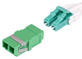 STARTECH DUPLEXLCAPCNOF Fiber Optic Adapter, Singlemode, LC Duplex, LC Duplex, PBT (Polybutylene Terephthalate)