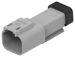 TE CONNECTIVITY - DEUTSCH DT04-2P-E003 Automotive Connector Housing, DT Series, Receptacle, 2 Ways, AMP DT06-2S Series Pin Contacts