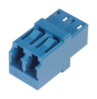 L-COM FOA-803 Fiber Optic Adapter, Singlemode, Multimode, LC Duplex, LC Duplex, PVC (Polyvinylchloride) Body