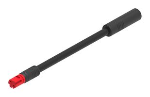 MOLEX 2300322010 Cable Assembly, MiniCirc Receptacle to MiniCirc Plug, 2 Ways, 1 m, 3.3 ft