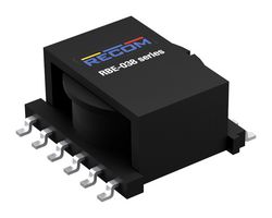 RECOM POWER RBE-038-WH5S-CT SMPS Transformer, Flyback, 2 A, 300kHz, 10 W, 1.5 kV, 40V to 60V