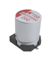 KEMET A788MS687M1ELAS011 Hybrid Aluminium Electrolytic Capacitor, 680 µF, ± 20%, 25 V, Radial Can - SMD, 0.011 ohm