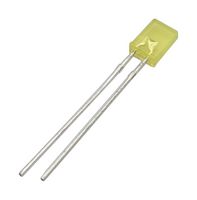 MULTICOMP PRO MP017019 LED, GaAsP, Yellow, Through Hole, 2mm x 4mm, 20 mA, 2 V, 588 nm